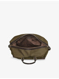 Aspinal of London woven duffle bag with leather trims (British brand)