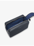 Aspinal of London Mount Street Double Zip leather wash bag, imported from the UK