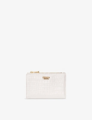 Aspinal of London Mayfair leather coin and card wallet (British brand)