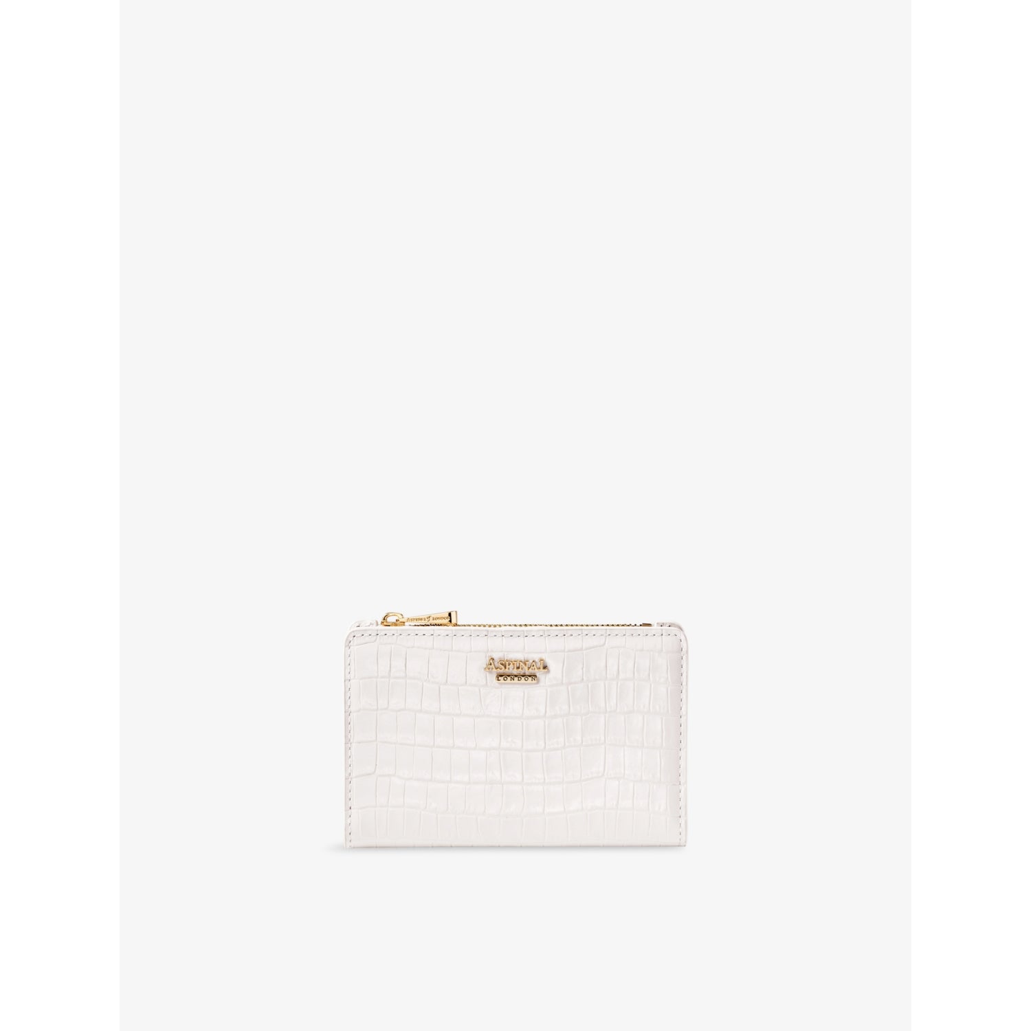 Mayfair Coin & Card Leather Wallet - CHALK WHITE