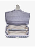 Aspinal of London Mayfair Midi woven leather top-handle bag (British brand)