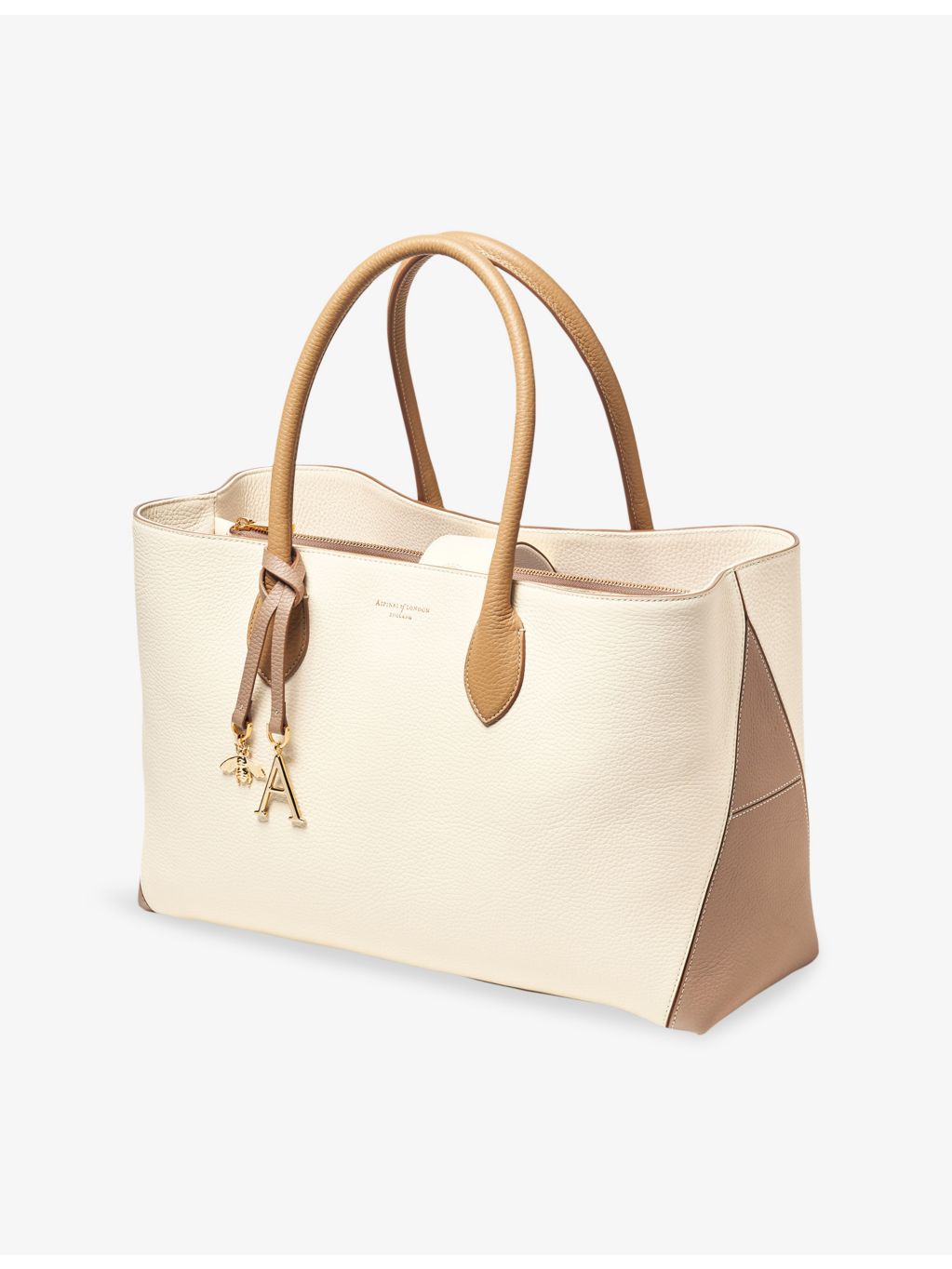 Aspinal of London leather tote bag - British product