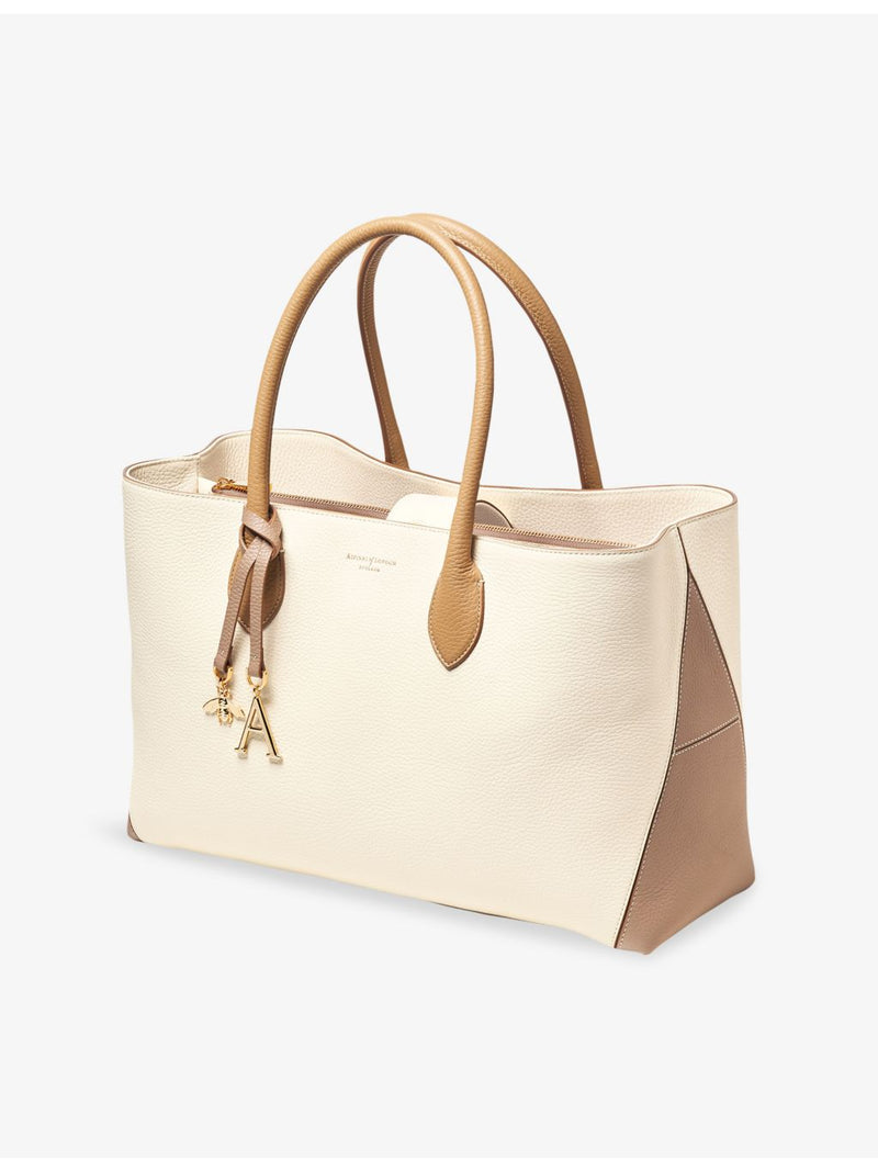 Aspinal of London leather tote bag - British product