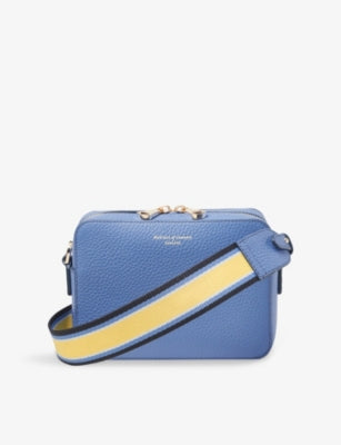 Aspinal of London Camera Grained Leather Crossbody Bag