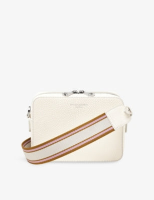 Aspinal of London Camera Grained Leather Crossbody Bag