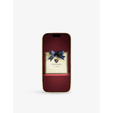Aspinal of London logo-embossed leather iPhone 16 case, imported from the UK