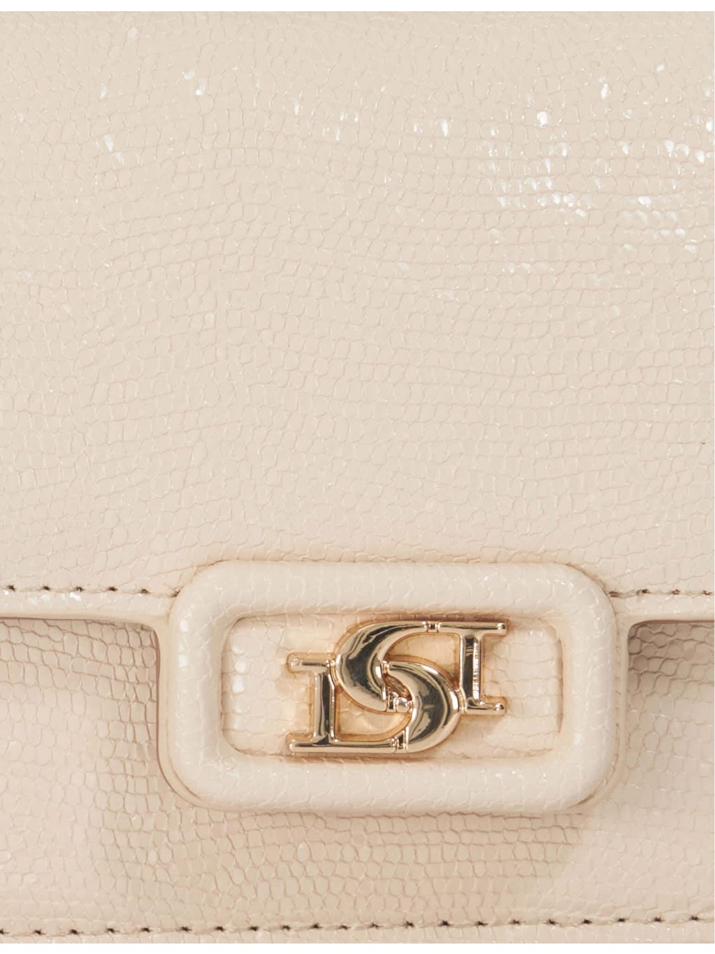 Dune lizard-embossed faux-leather top-handle bag - British product