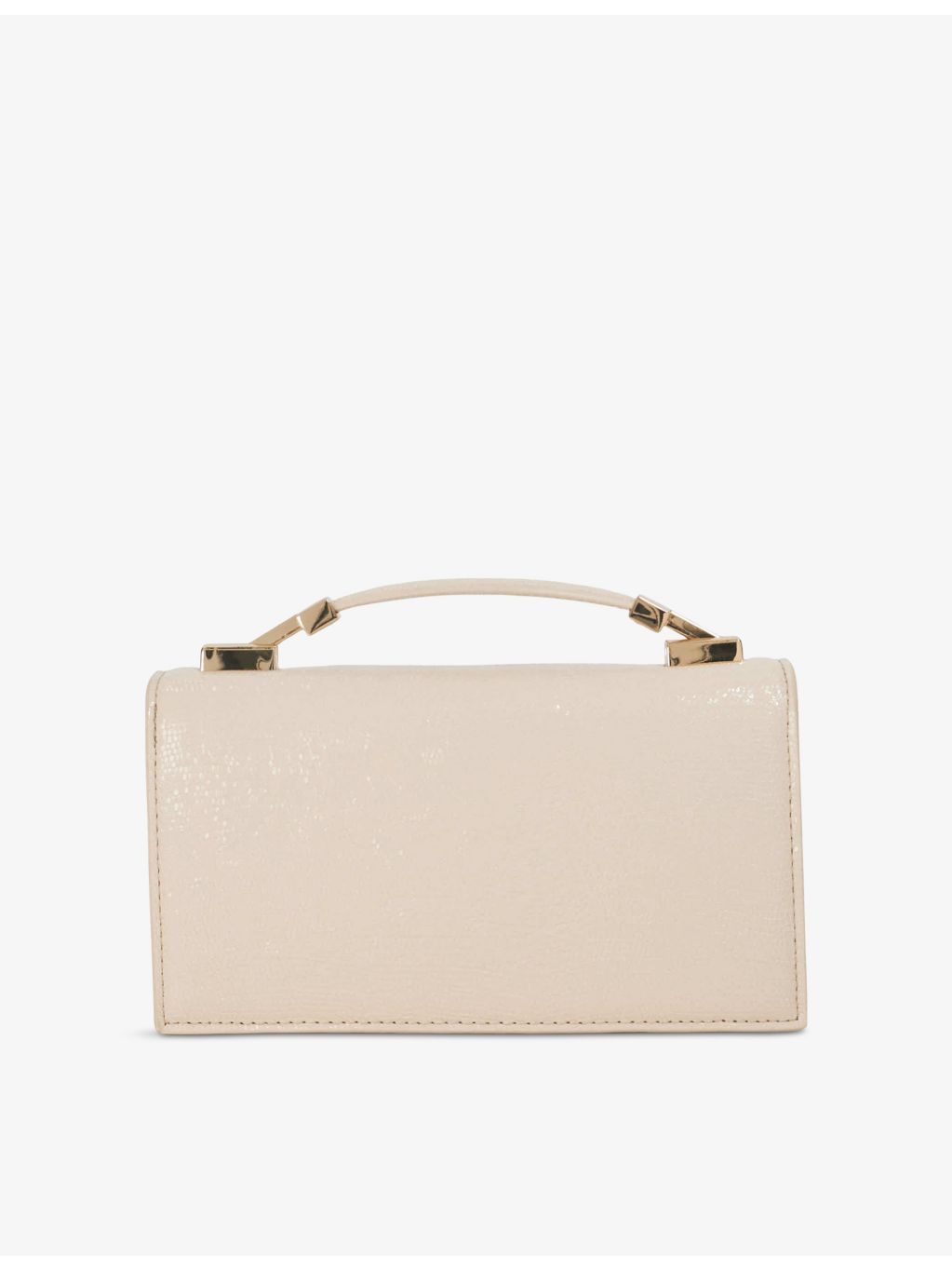 Dune lizard-embossed faux-leather top-handle bag - British product