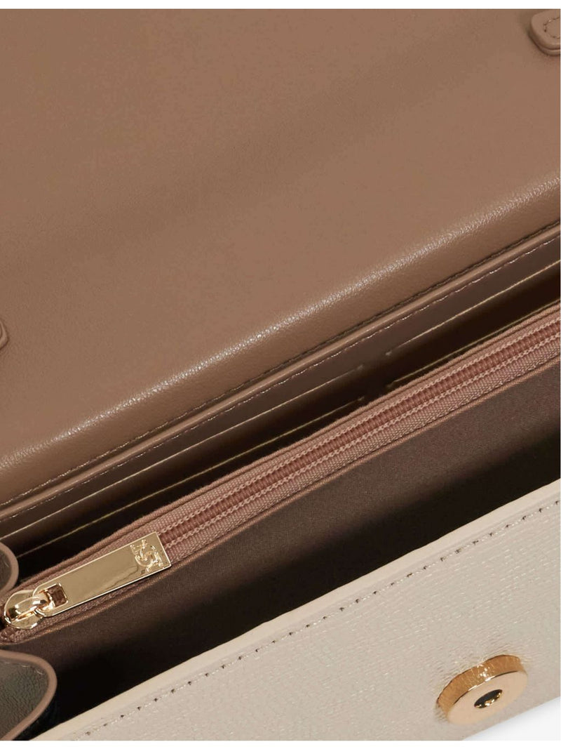 Dune lizard-embossed faux-leather top-handle bag - British product