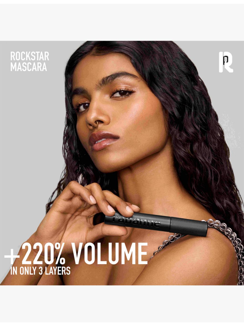 Rabanne Rockstar Deepest Black mascara 8ml - British product