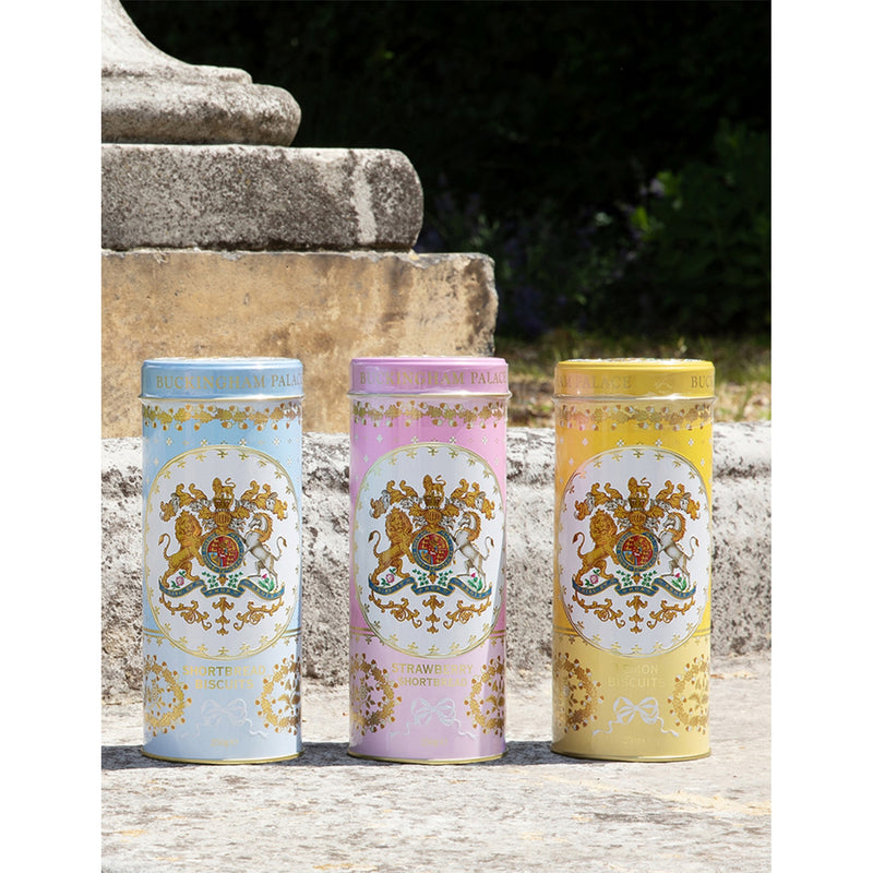 Buckingham Palace strawberry biscuit tin 250g (British brand)