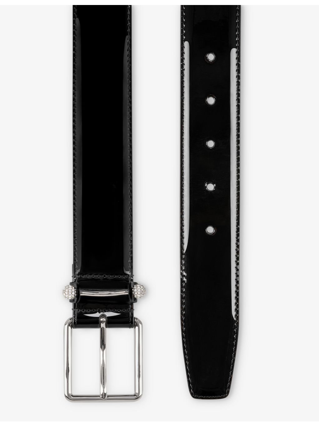 Christian Louboutin patent leather belt - British product