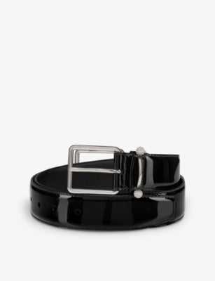 Christian Louboutin Chambeliss Patent-Leather Belt