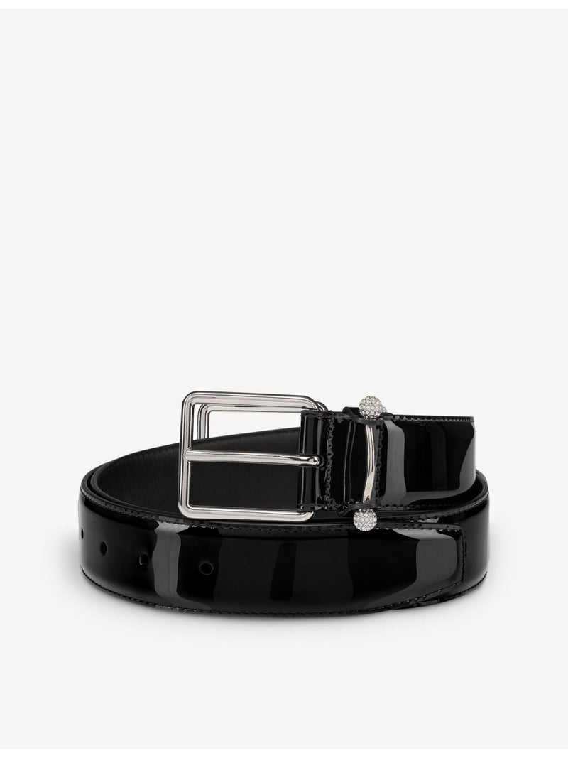 Christian Louboutin patent leather belt - British product