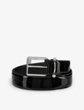 Christian Louboutin Chambeliss Patent-Leather Belt