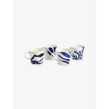 Royal Doulton porcelain mugs Pacific Blue set of four (British brand)