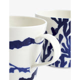 Royal Doulton porcelain mugs Pacific Blue set of four (British brand)
