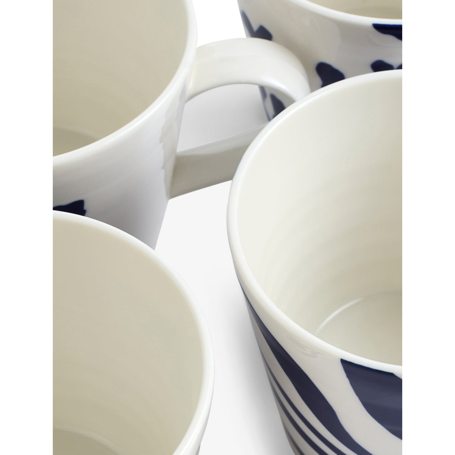 Royal Doulton porcelain mugs Pacific Blue set of four (British brand)