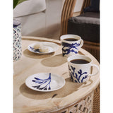 Royal Doulton porcelain mugs Pacific Blue set of four (British brand)