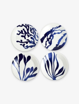 Royal Doulton 1815 Pacific porcelain plate set of four 24cm, UK version
