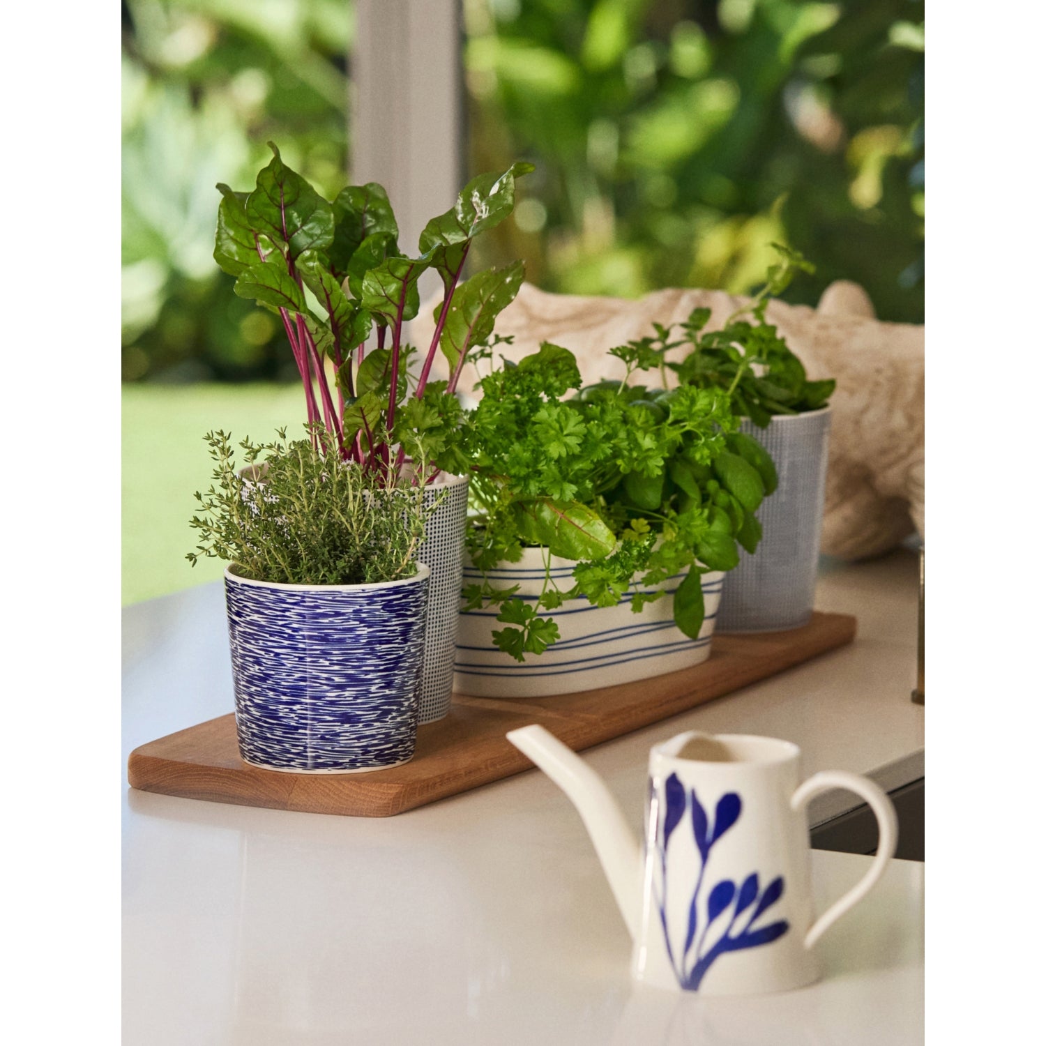 Royal Doulton 1815 Pacific porcelain watering can, 11.6cm (British brand)