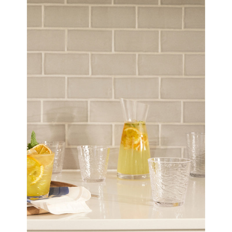 Royal Doulton 1815 Pacific clear tumbler glasses set of four (British brand)