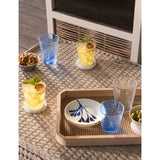 Royal Doulton 1815 Pacific clear tumbler glasses set of four (British brand)