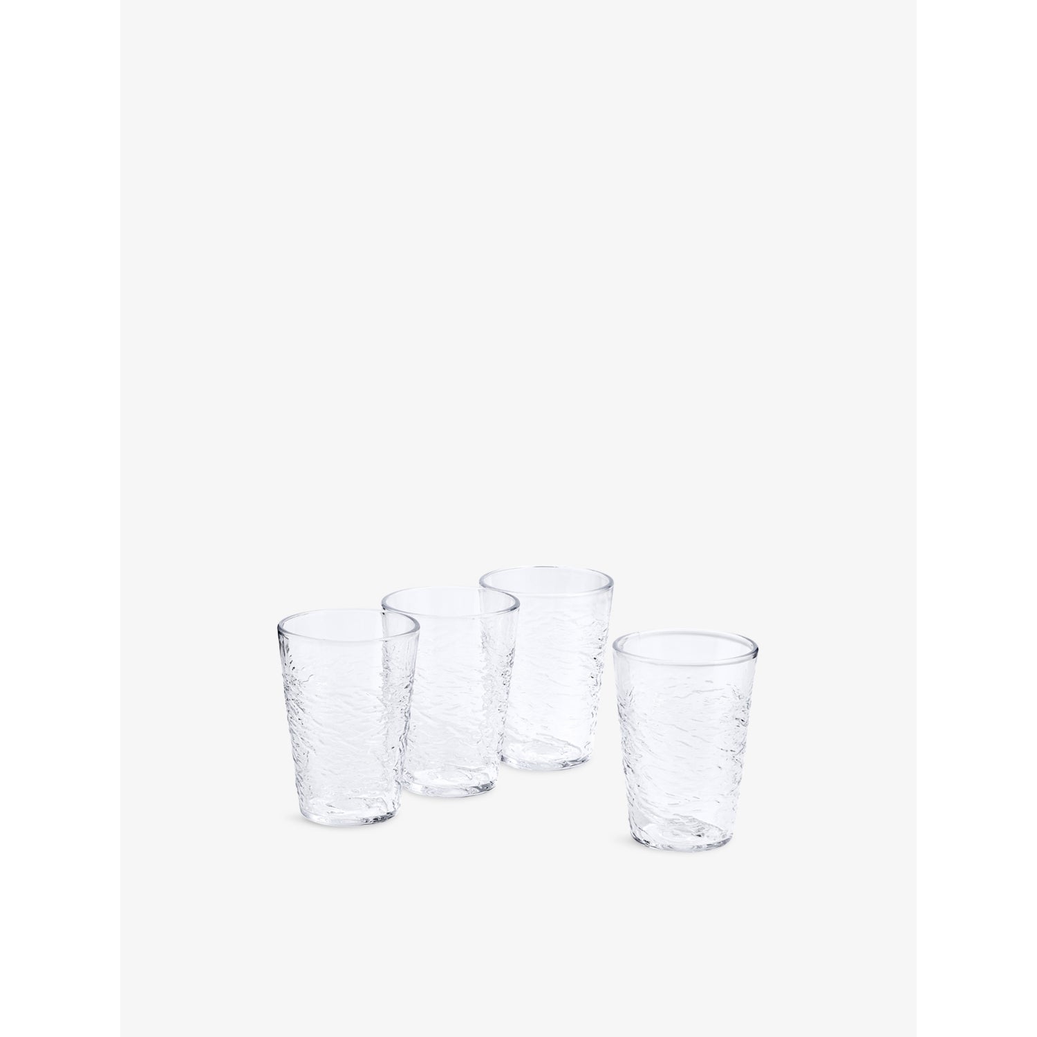 Royal Doulton Pacific clear hiball glasses 4-pack, imported from the UK