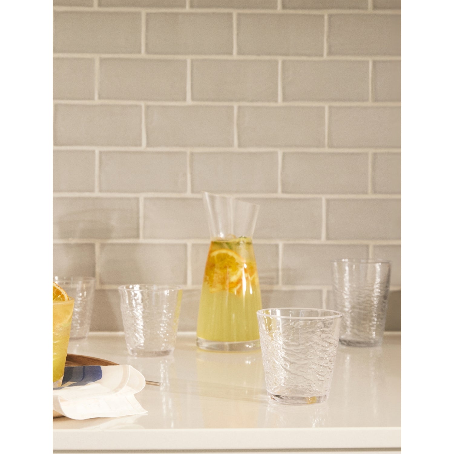 Royal Doulton Pacific clear hiball glasses 4-pack, imported from the UK