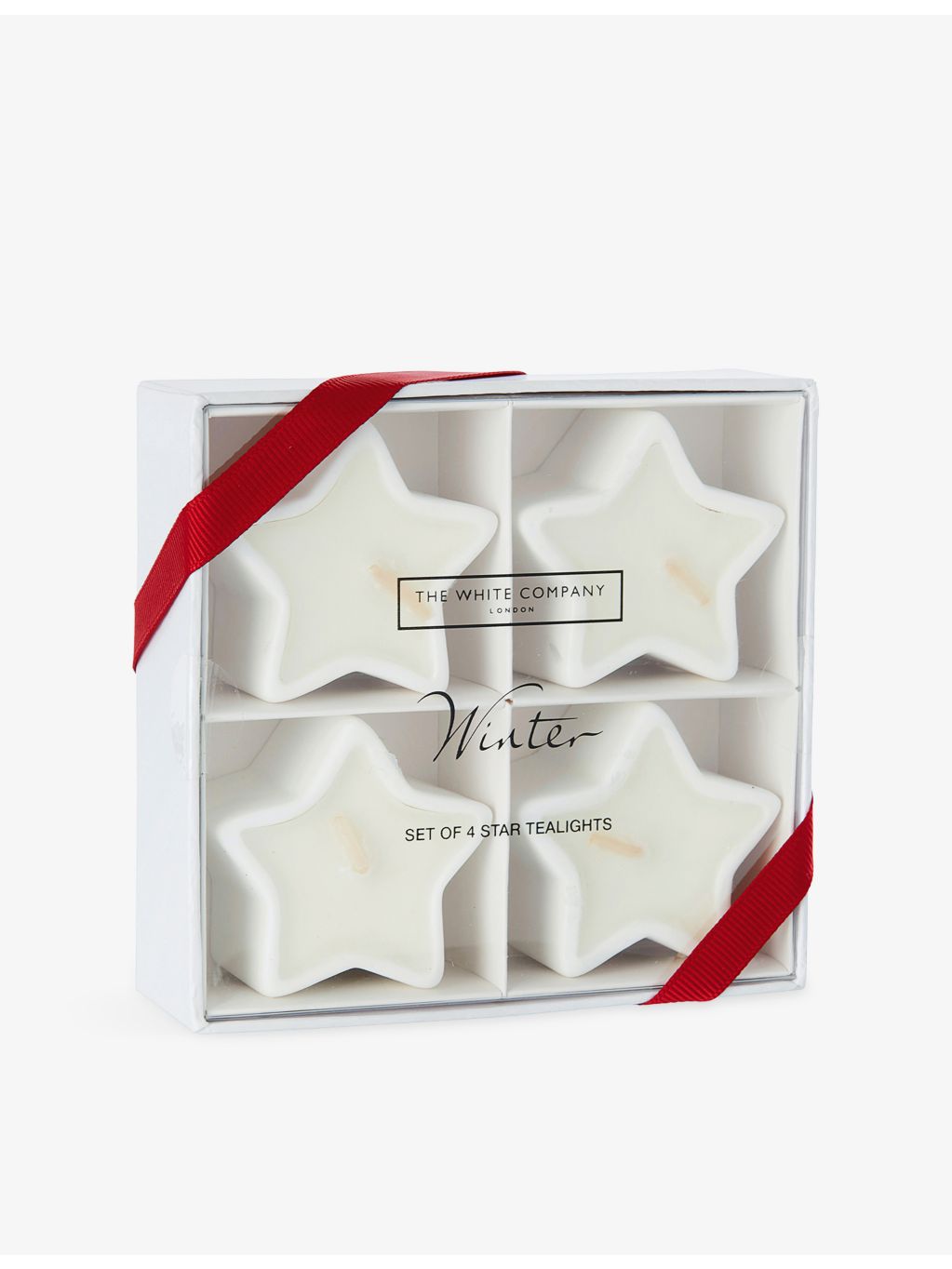 The White Company Winter Star scented tealights set of four - British product