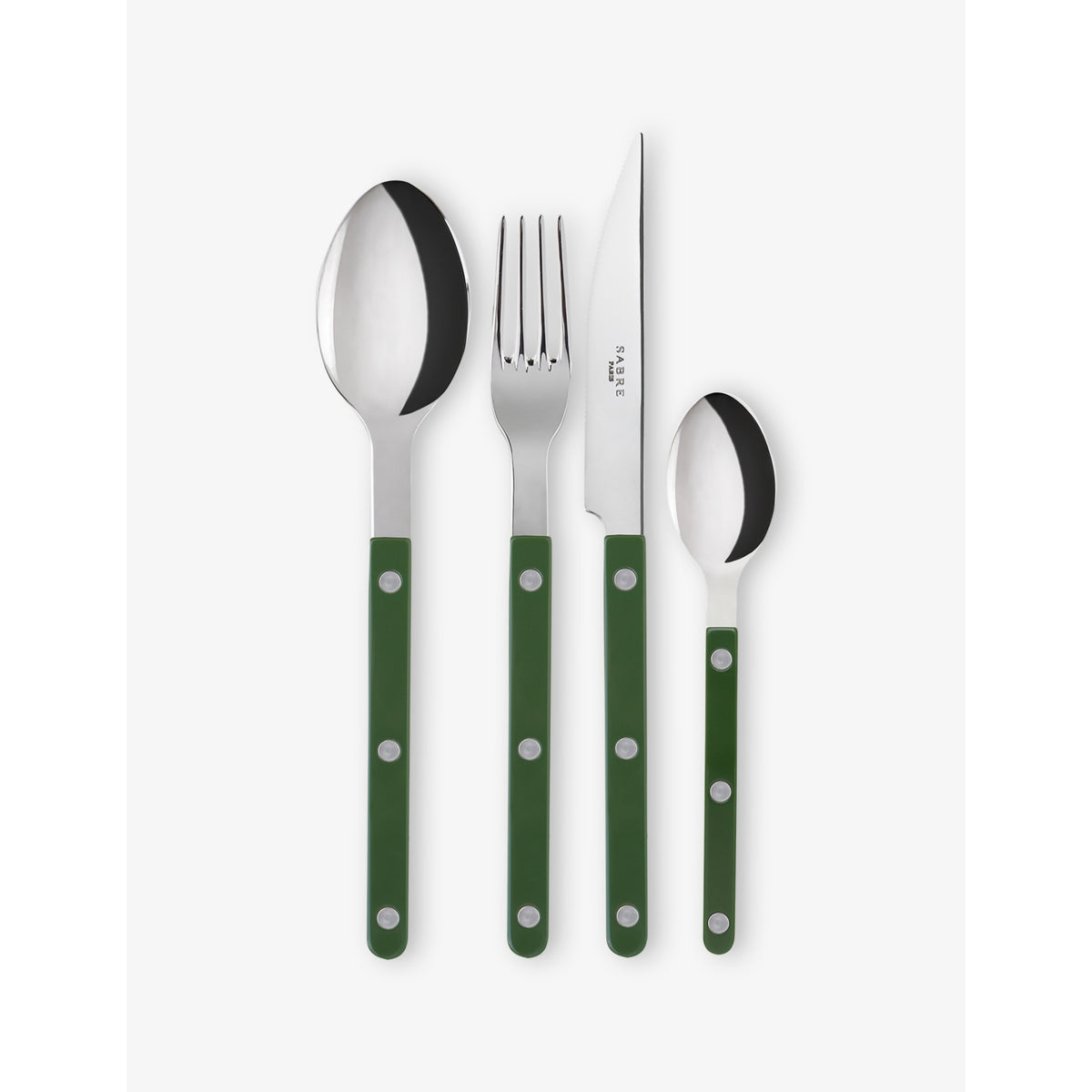 Bistrot 4-Piece Stainless-Steel Cutlery Set - CHOCOLAT