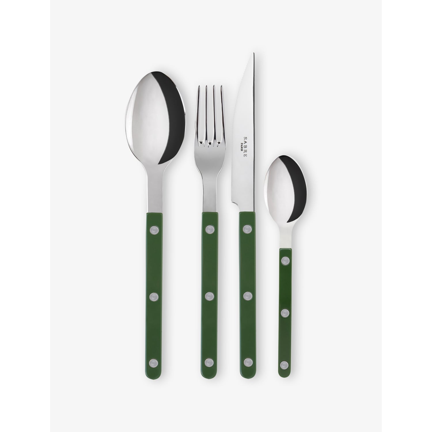 Sabre Bistrot 4-piece stainless steel cutlery set (British brand)