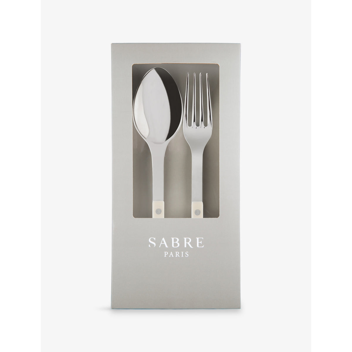 Bistrot Two-Piece Stainless-Steel Serving Set - BLACK