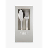 Bistrot Two-Piece Stainless-Steel Serving Set - BLACK