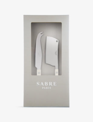 Sabre Bistrot stainless-steel cheese set, imported from the UK
