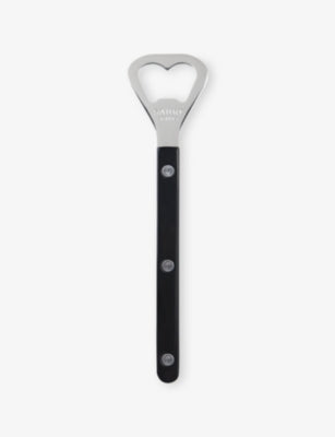 Sabre stainless steel teak bottle opener 16cm, imported from the UK