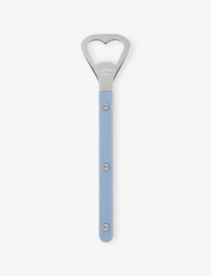 Sabre stainless steel teak bottle opener 16cm, imported from the UK