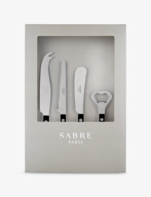 Sabre Apero 4-piece stainless-steel set, UK version