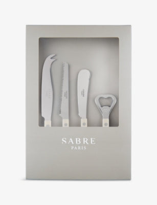Sabre Apero 4-piece stainless-steel set, UK version