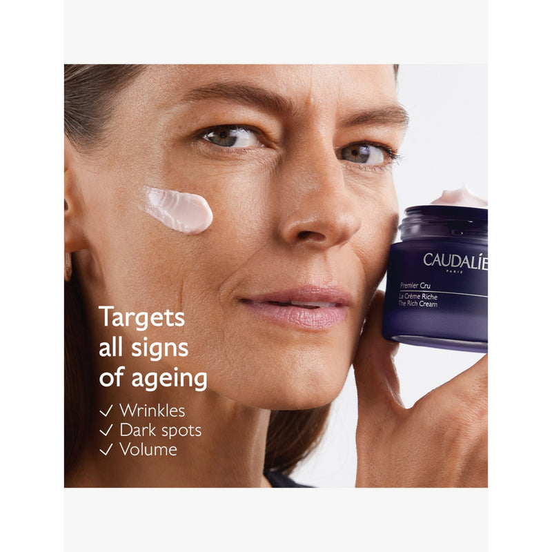 Caudalie Premier Cru Rich Cream 50ml, imported from the UK