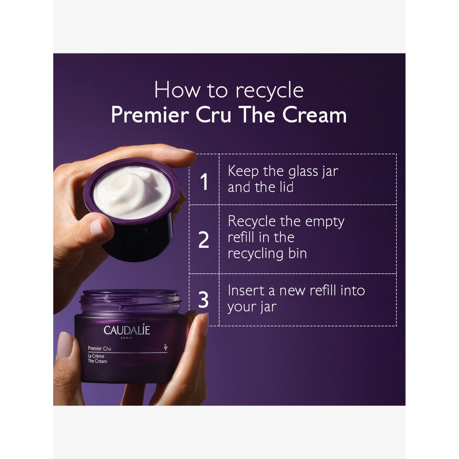 Caudalie Premier Cru The Cream 50ml, imported from the UK