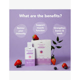 YourZooki vitamin D3 K2 sachets mixed berry 30x10ml, imported from the UK