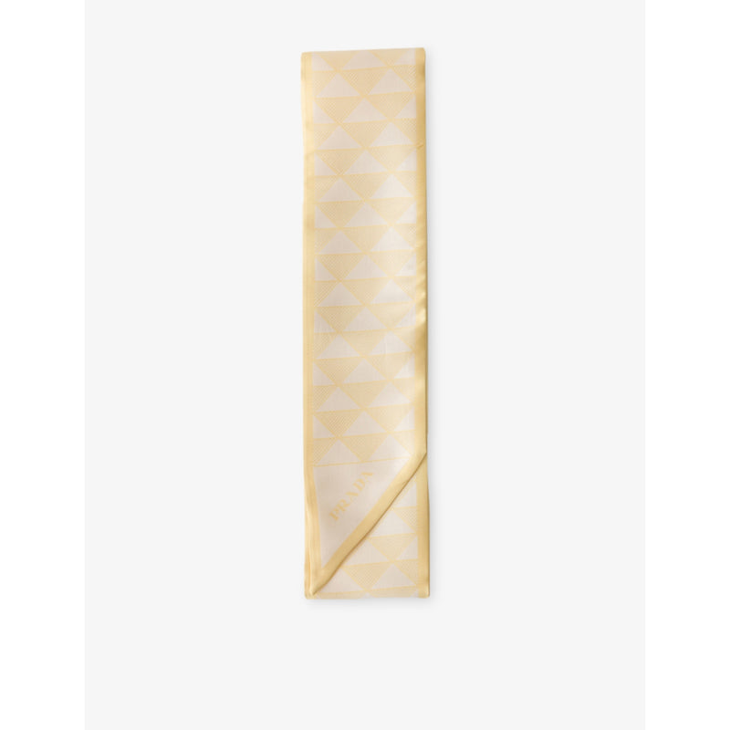 Prada jacquard silk scarf 85cm, imported from the UK