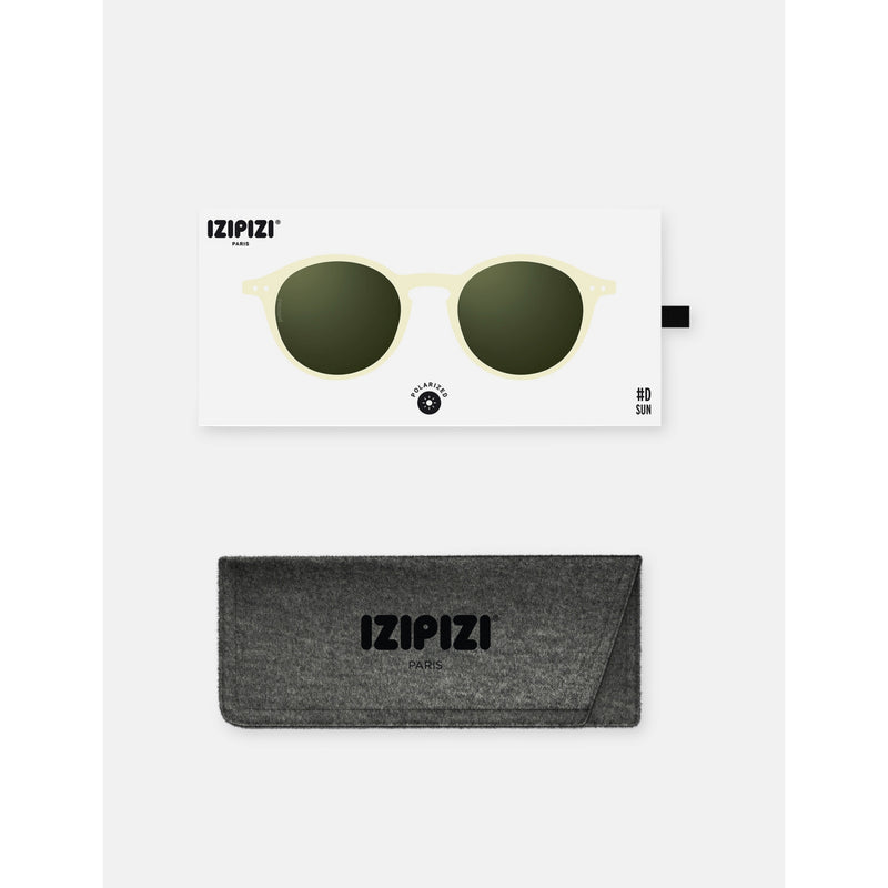 IZIPIZI Sandstorm round-frame acetate sunglasses, imported from the UK
