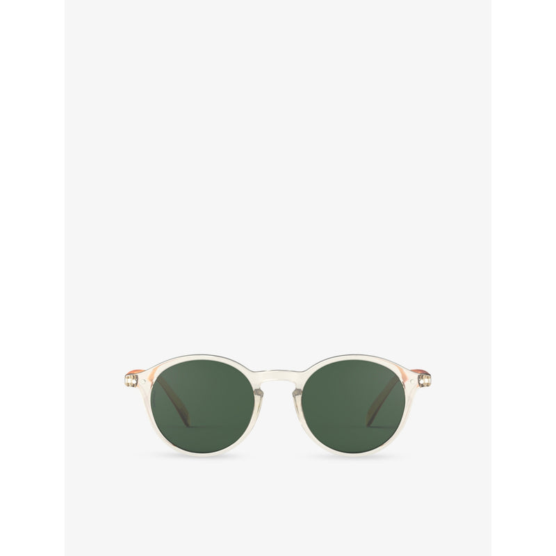 IZIPIZI Sandstorm round-frame acetate sunglasses, imported from the UK
