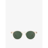 IZIPIZI Sandstorm round-frame acetate sunglasses, imported from the UK