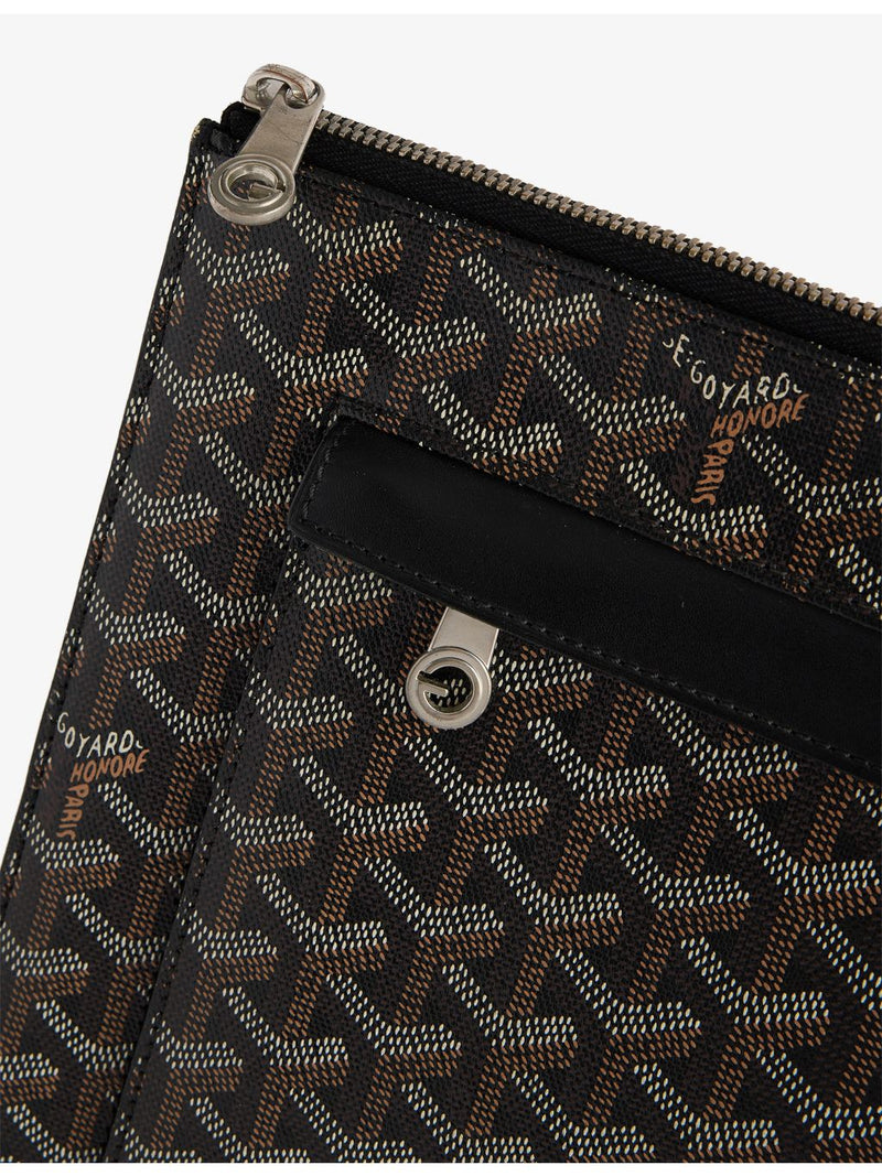 Goyard pre-loved document case coated canvas, UK version