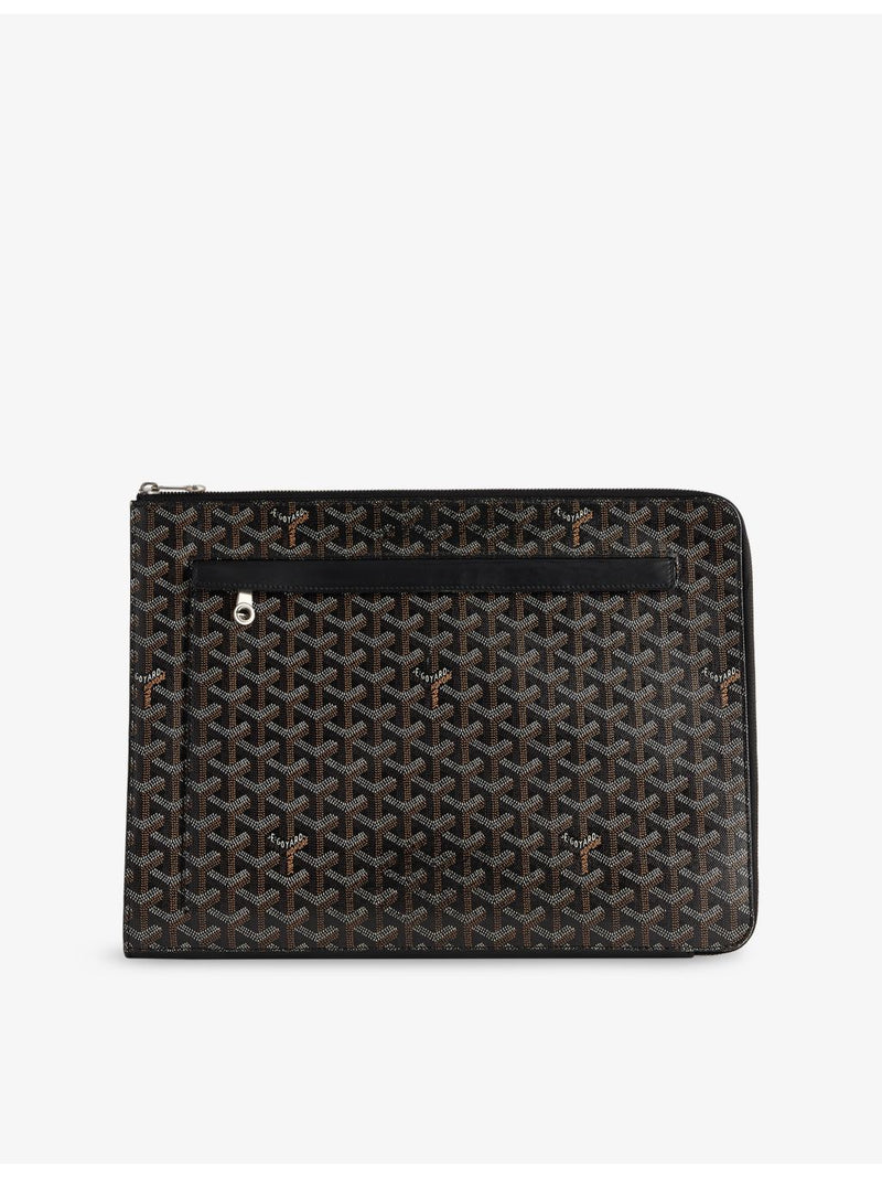 Goyard pre-loved document case coated canvas, UK version