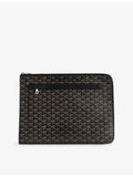 Goyard pre-loved document case coated canvas, UK version