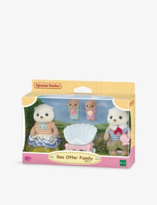 Sylvanian Families sea otter family toy figure set (British brand)